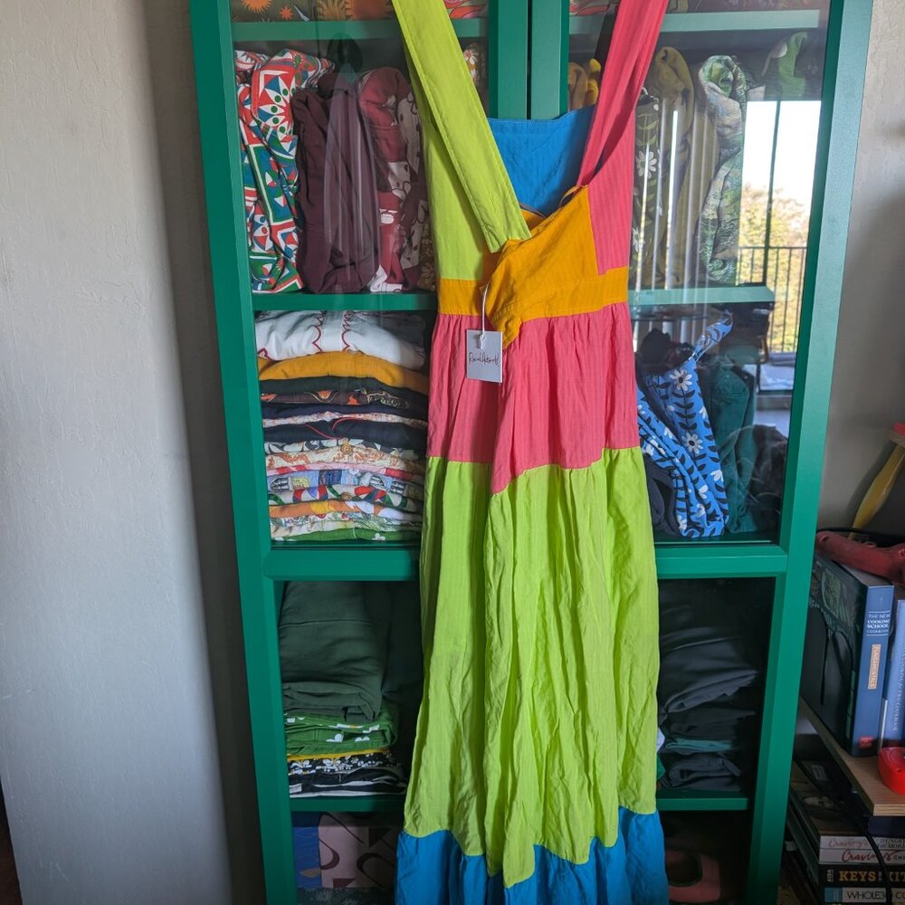 Rachel Antonoff Hannah Maxi Dress in Highlighter - Picture 4 of 4
